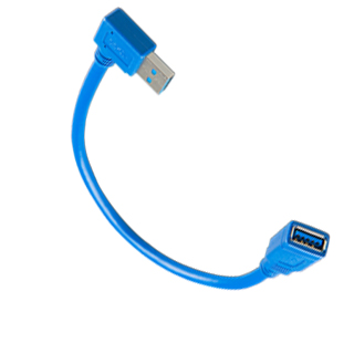 victron USB extension Kabel 0,3m one side right angle